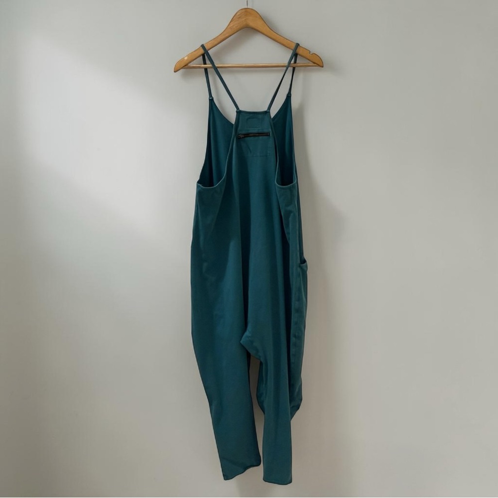 FP Movement Hot Shot Onsie Teal Onesie Jumpsuit Slouchy Active Romper Large - Picture 8 of 10